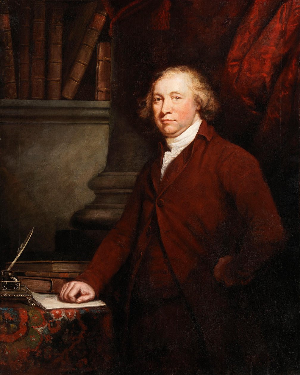 Porträt von Edmund Burke (1729-1797), Staatsmann, Redner und Schriftsteller von James Barry