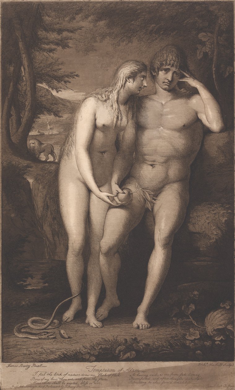 Die Versuchung Adams von James Barry