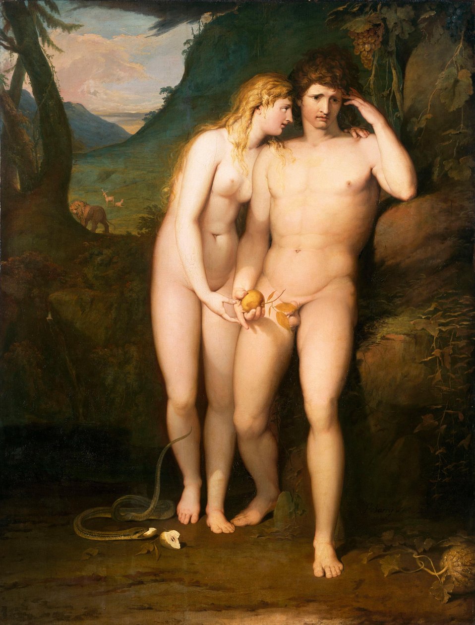 Die Versuchung Adams von James Barry