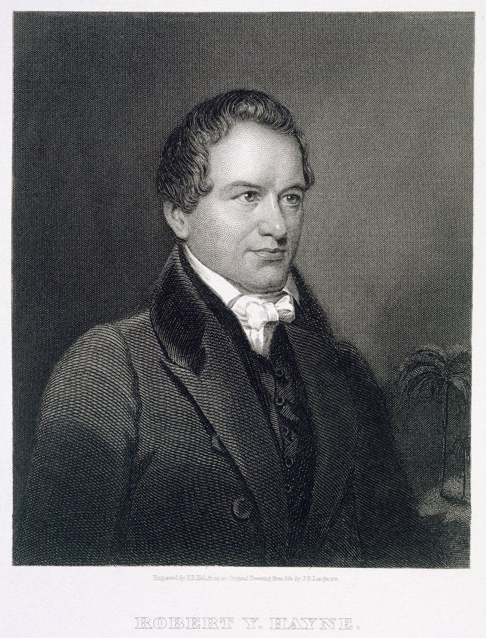 Robert Young Hayne (1791-1841), graviert von Henry Bryan Hall (1808-84) von James Barton Longacre
