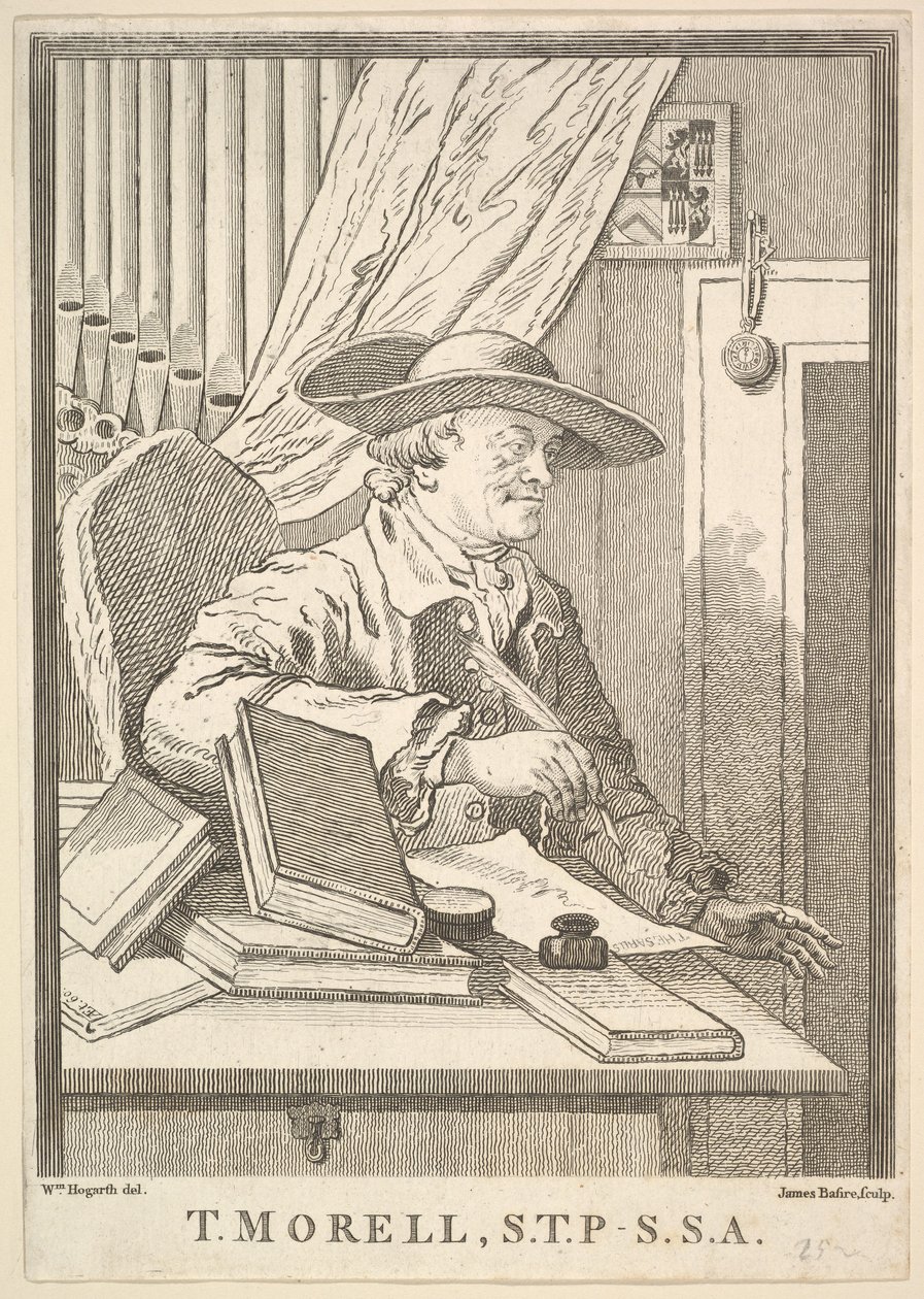 Thomas Morell, S.T.P.- S.S.A., Februar 1762 von James Basire I