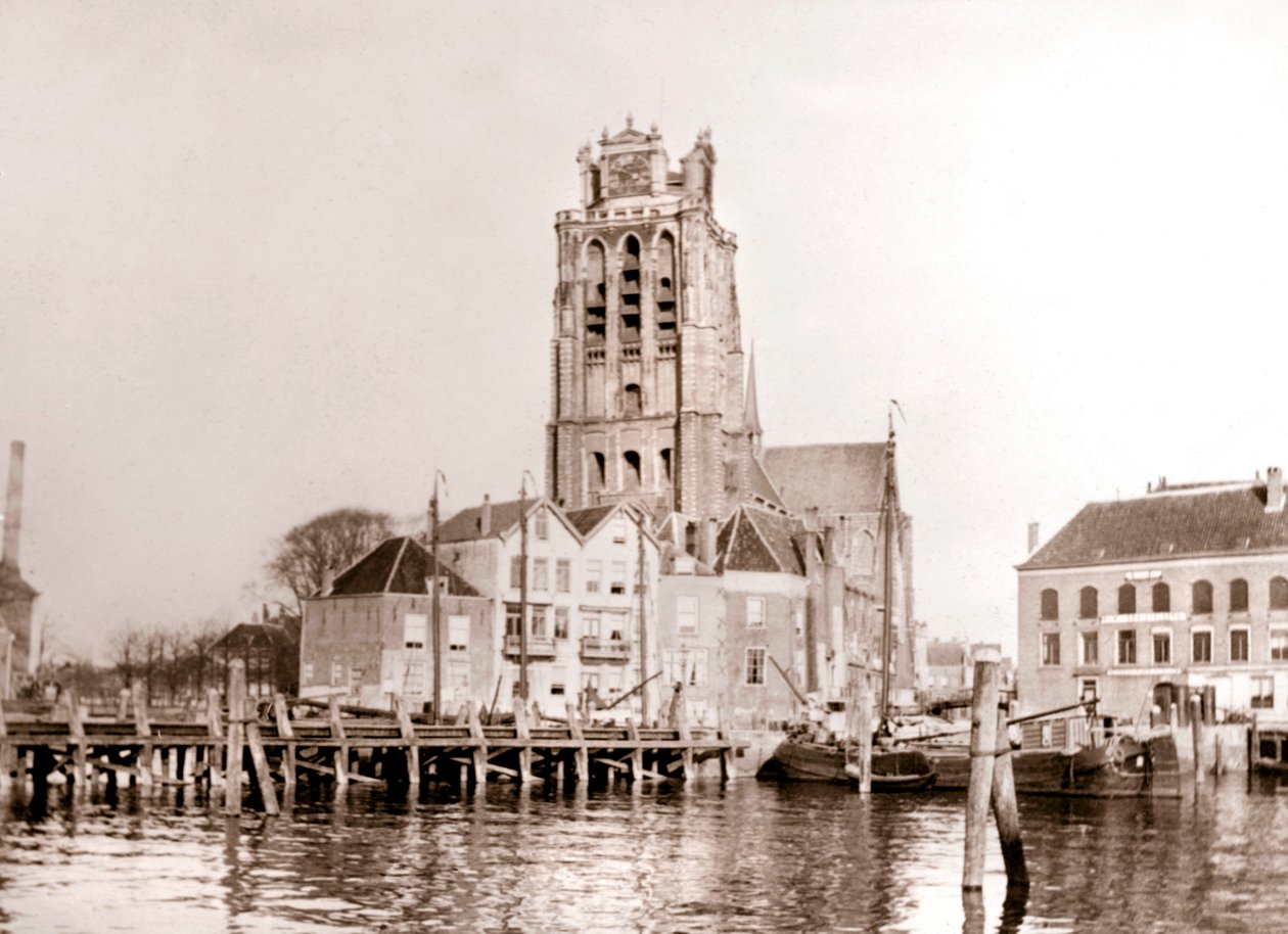 Kirche am Kanal, Dordrecht, Niederlande, 1898 von James Batkin