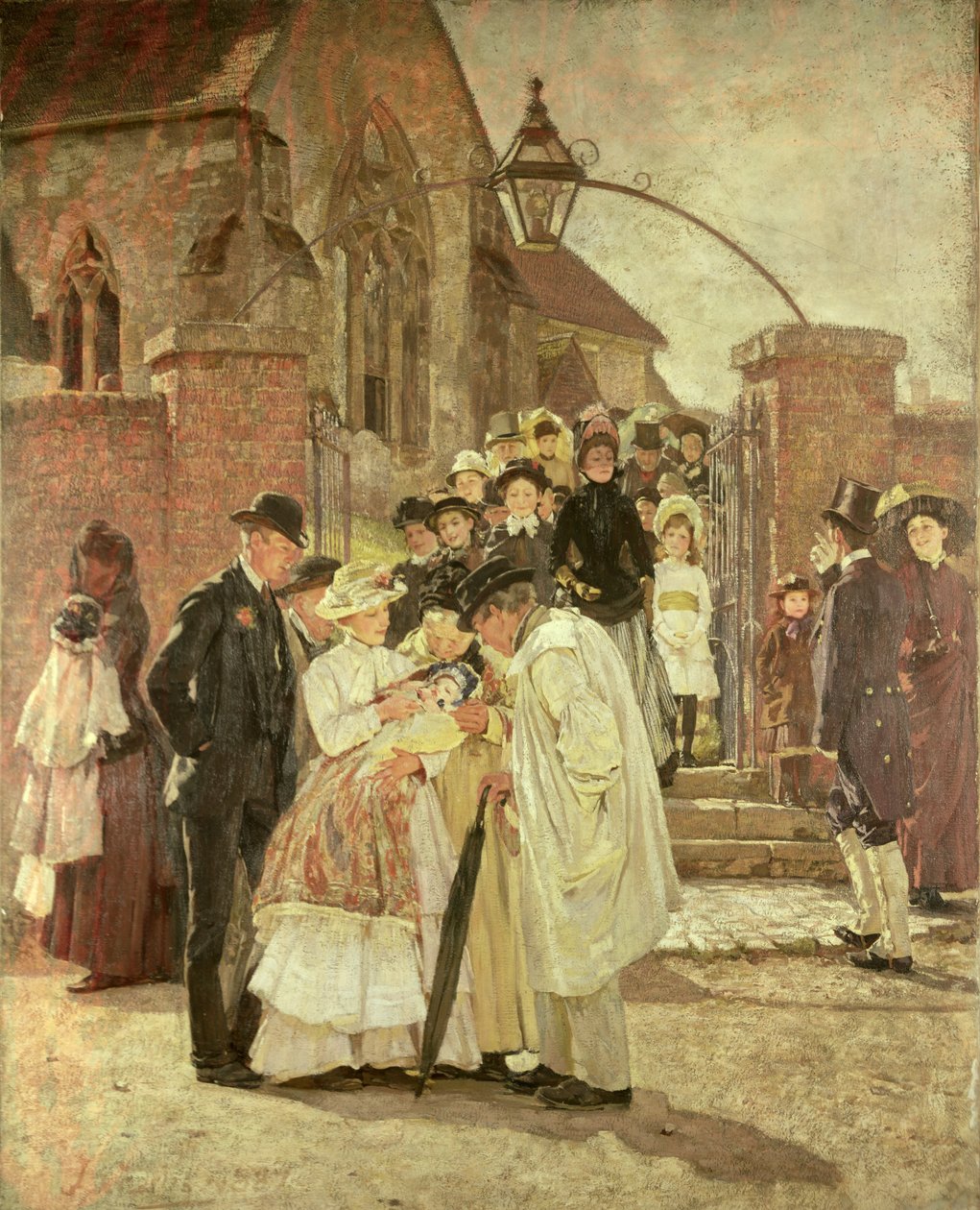 Taufsonntag (South Harting, Sussex) 1887 von James Charles