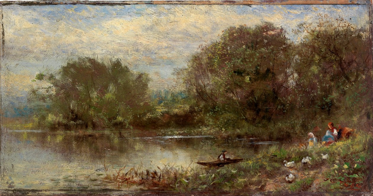 Landschaft genannt "Die Eichel" von James Crawford Thom