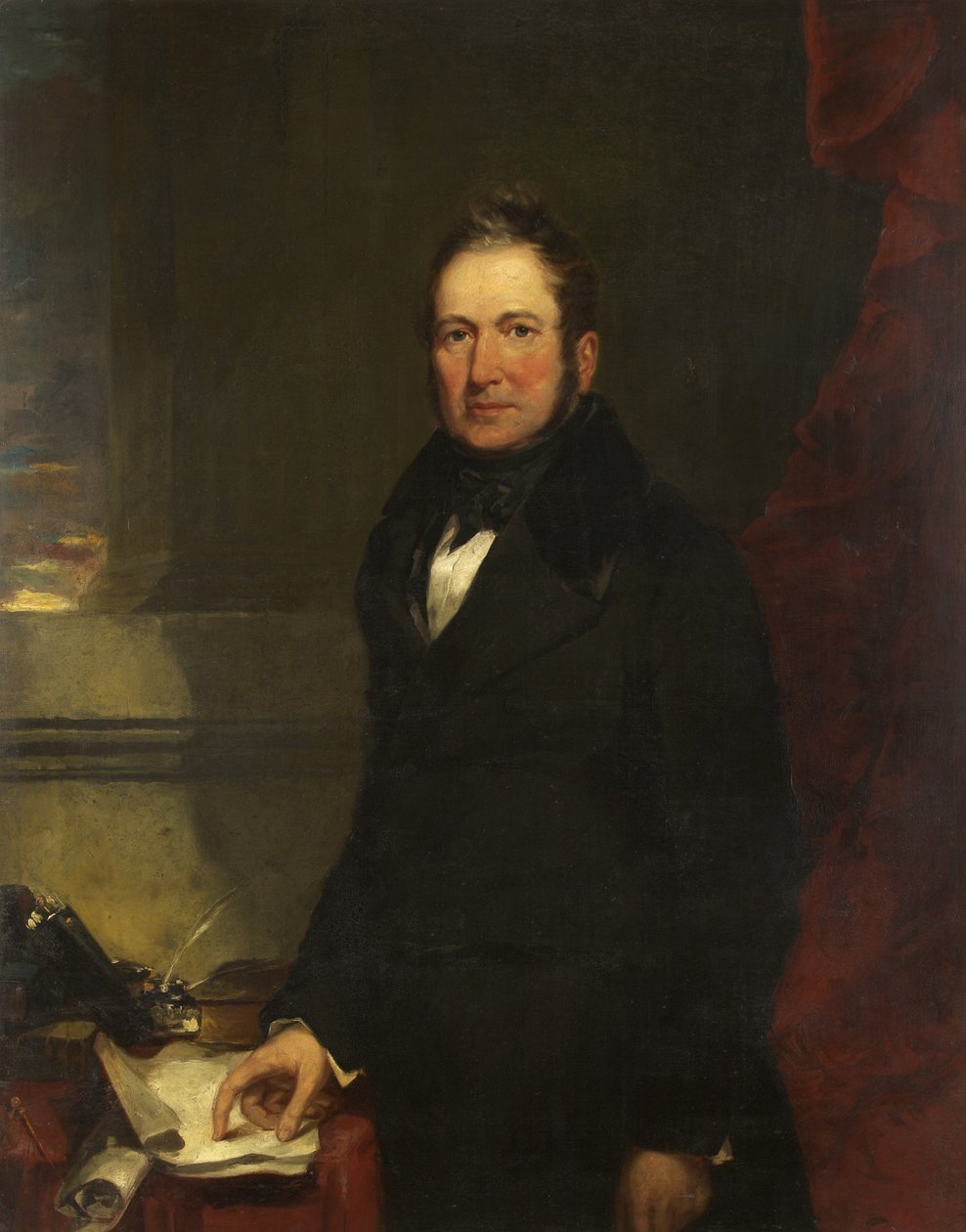 Porträt von William Fripp Esq., D.L., J.P. von James Curnock