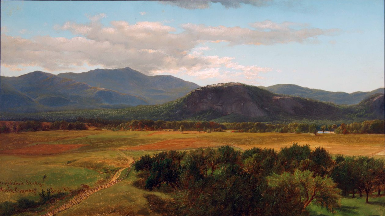 Moat Mountain und White Horse Ledge, Studie, North Conway, New Hampshire von James David Smillie