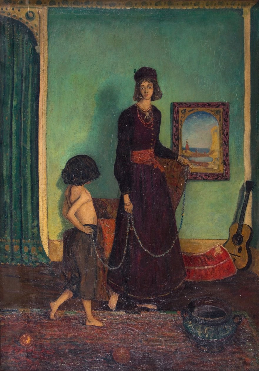 Die Perlenkette von James Dickson Innes