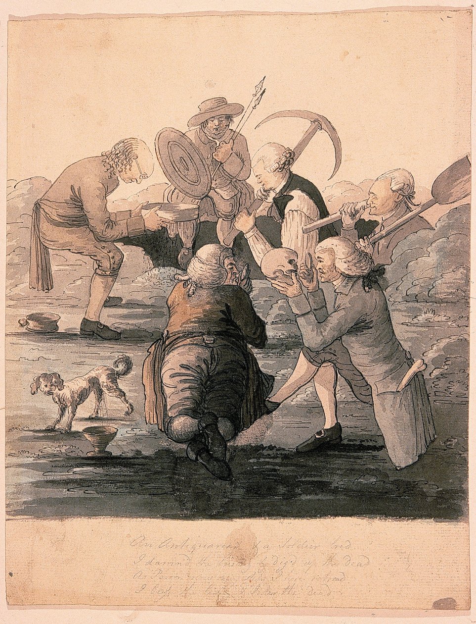 Die Schaufelgräber, ca. 1787 von James Douglas
