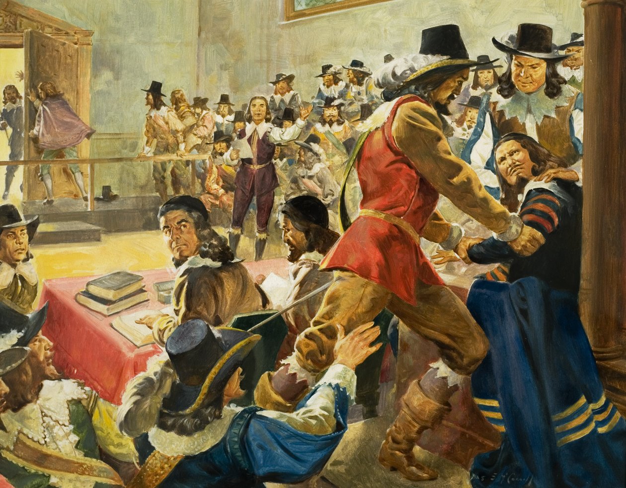 Verhaftung des Sprechers im House of Commons von James Edwin McConnell