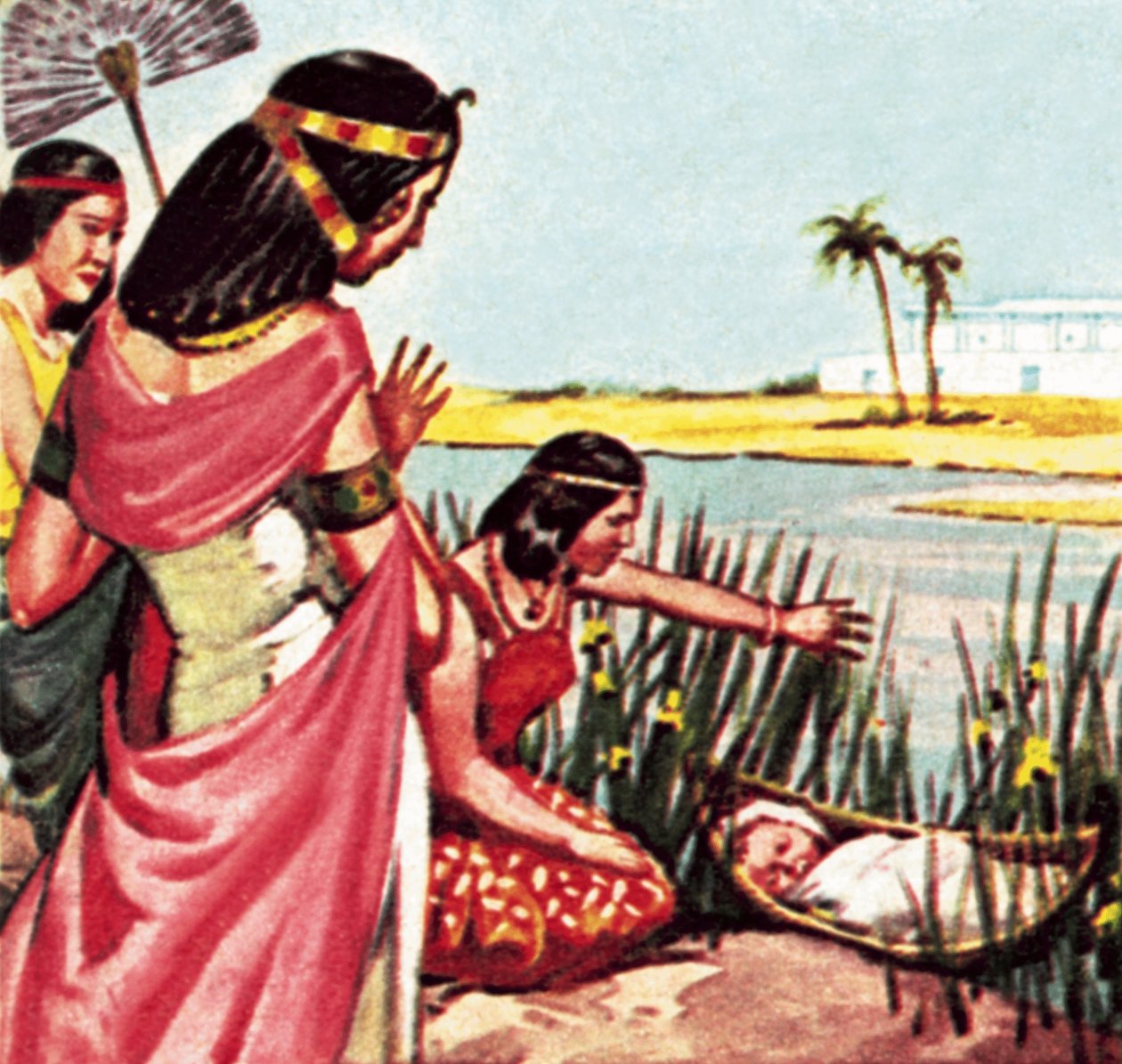 Moses im Schilf von James Edwin McConnell
