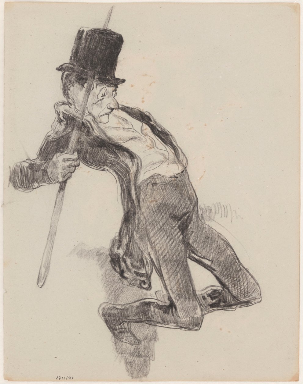 Nach Daumier: Angeln von James Ensor
