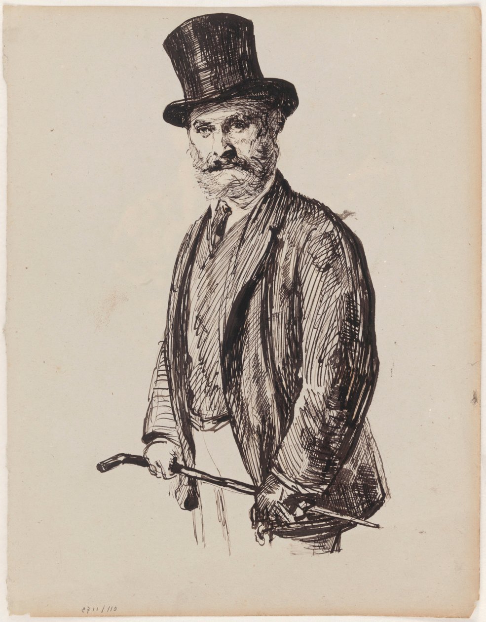 Nach Fantin-Latour: Der Maler Edouard Manet von James Ensor
