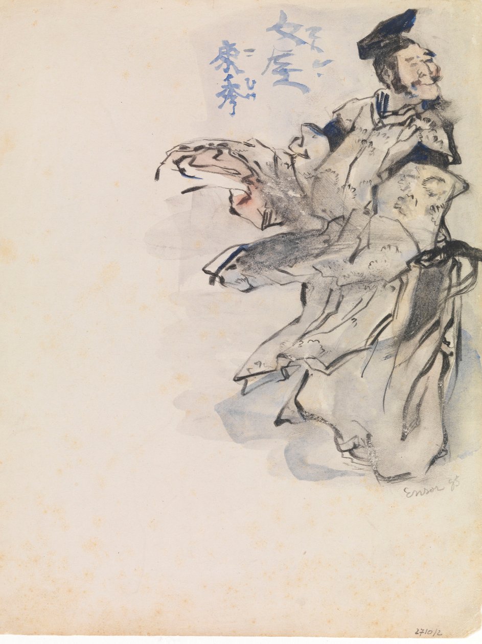 Chinoiserie, ein Mann von James Ensor