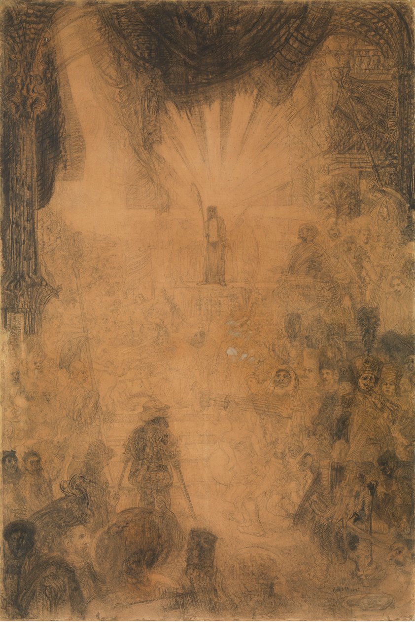 Christus dem Volk gezeigt von James Ensor