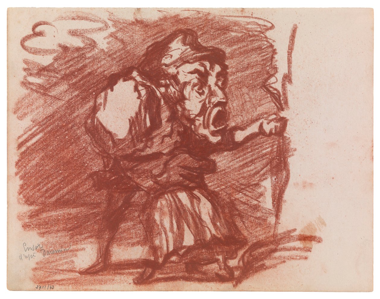 Kopie nach Daumier von James Ensor