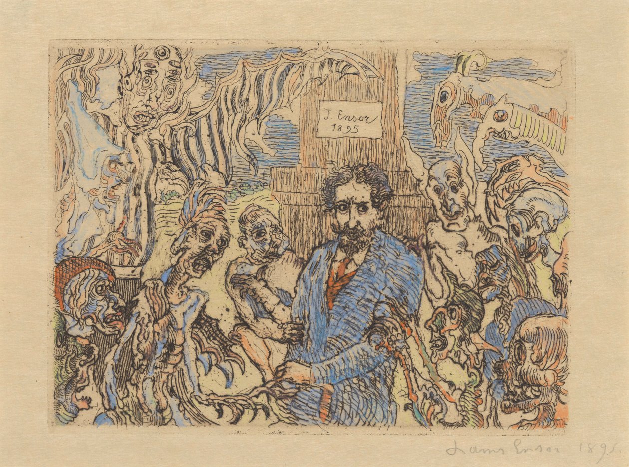 Dämonen, die mich ärgern von James Ensor