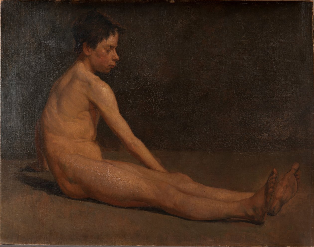 Nackter Junge von James Ensor