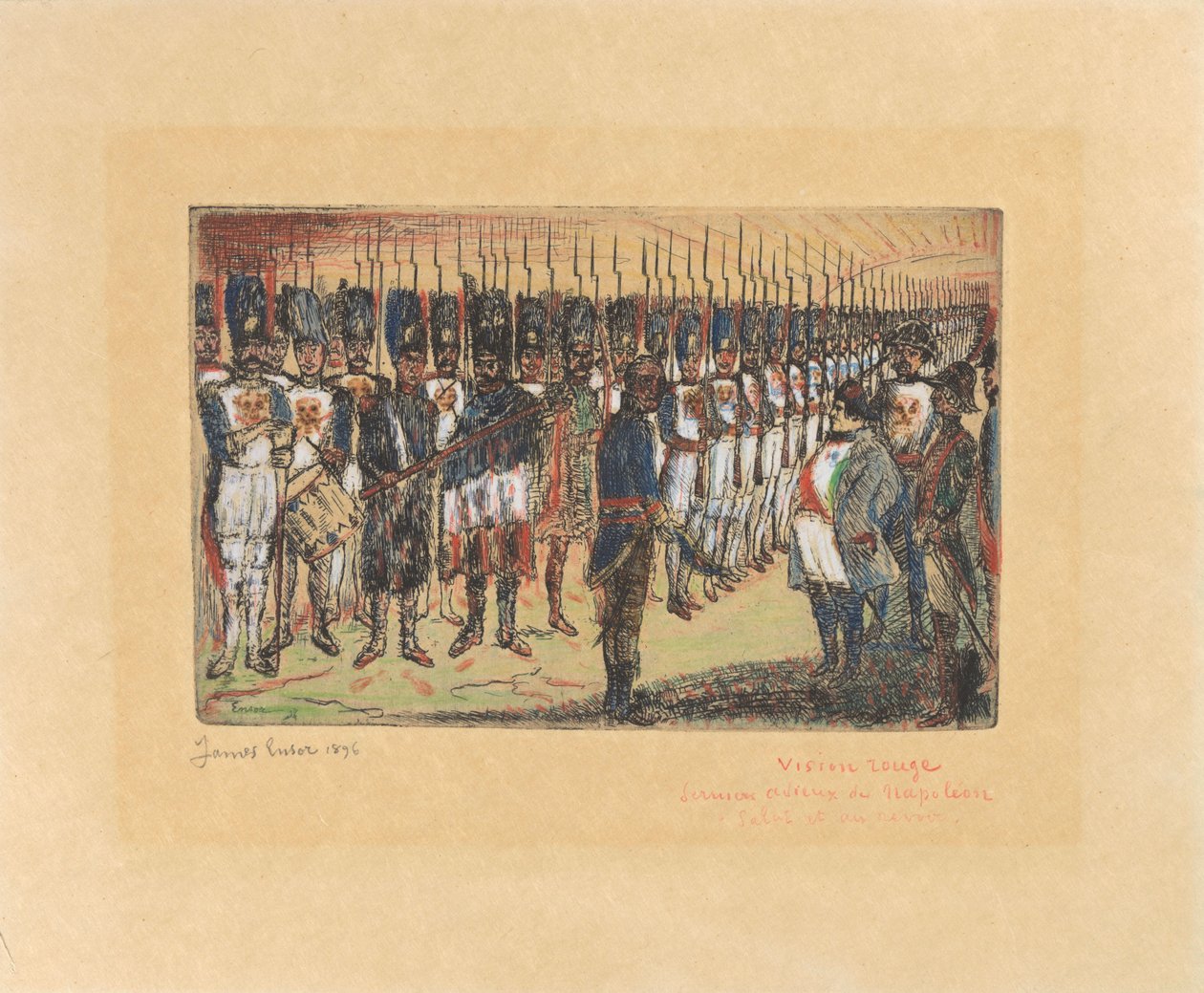 Napoleons Abschied von James Ensor
