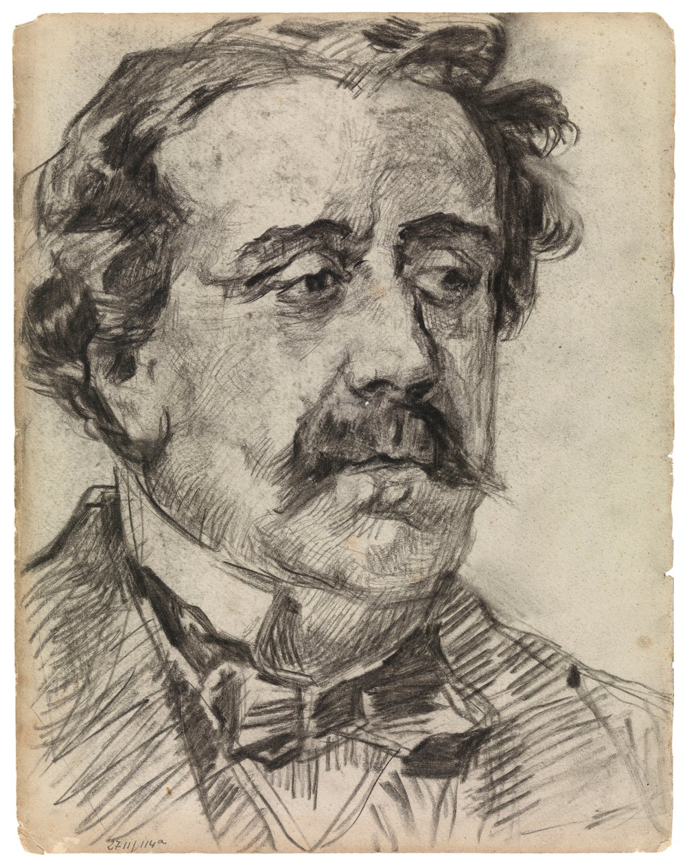 Porträt eines Mannes von James Ensor