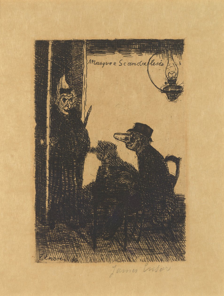 Skandalisierte Masken von James Ensor