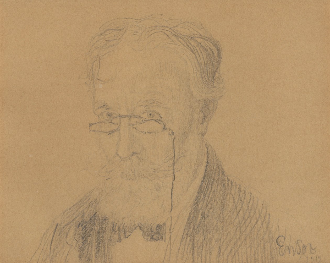 Selbstporträt von James Ensor
