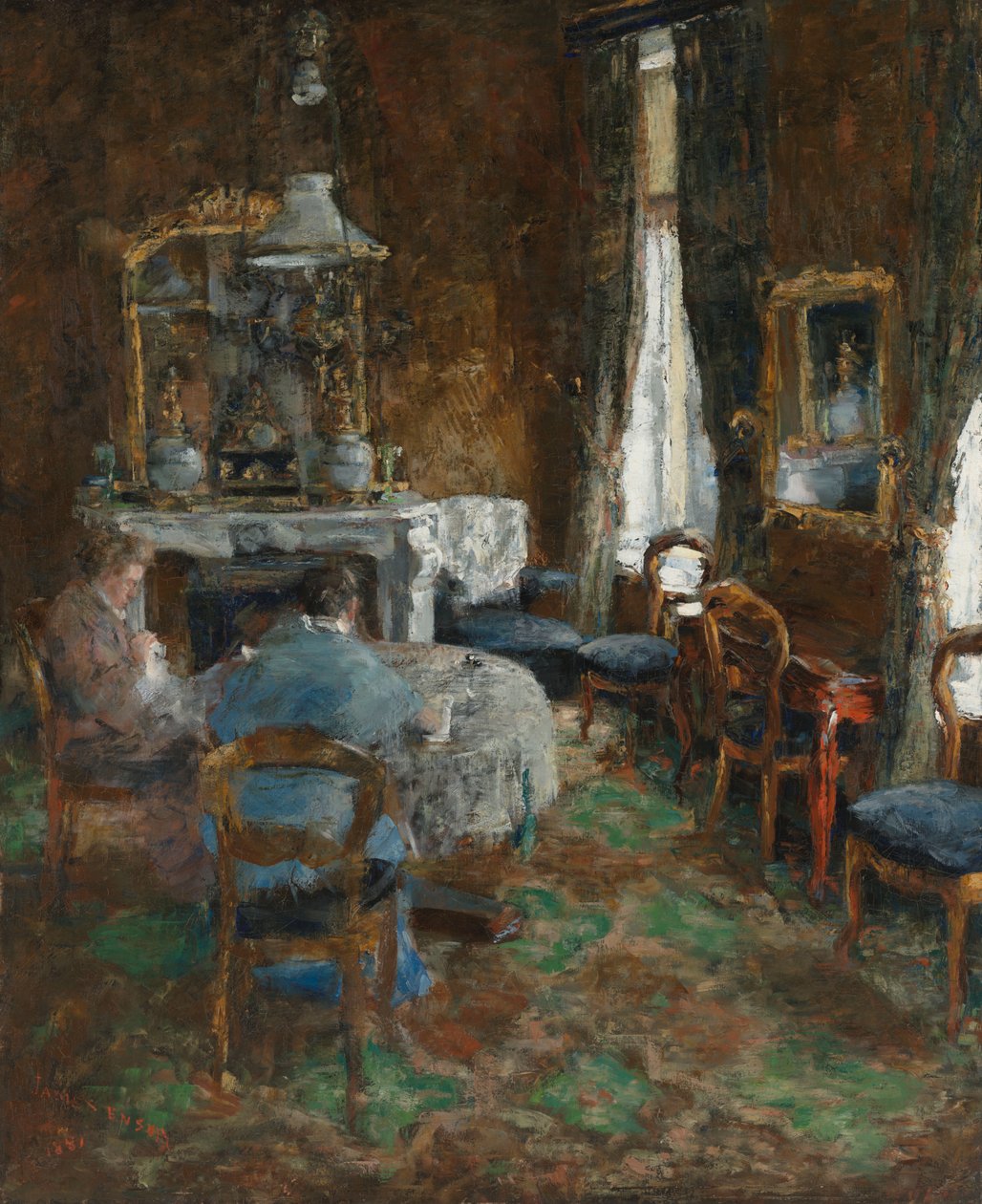 Der bürgerliche Salon von James Ensor