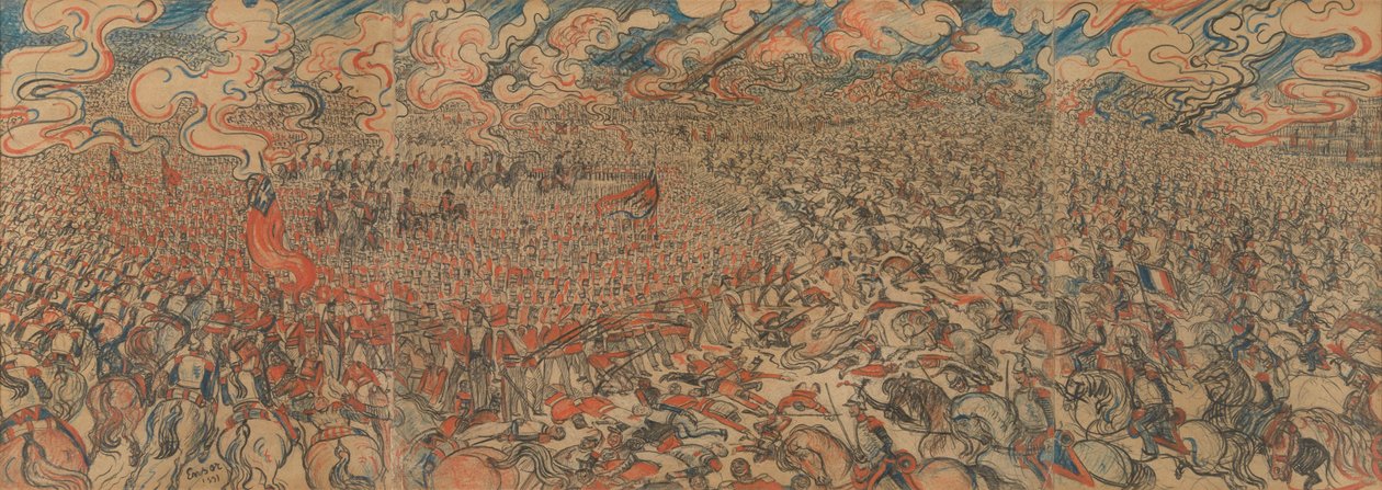 Die Kürassiere bei Waterloo von James Ensor