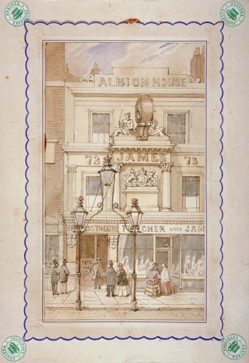 Albion House und der Eingang zum Princess