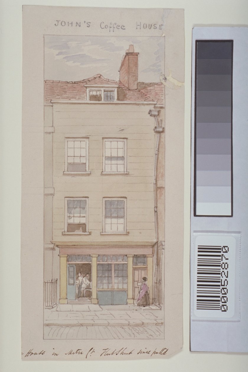 Ansicht von Mitre Court, Fleet Street, zeigt John