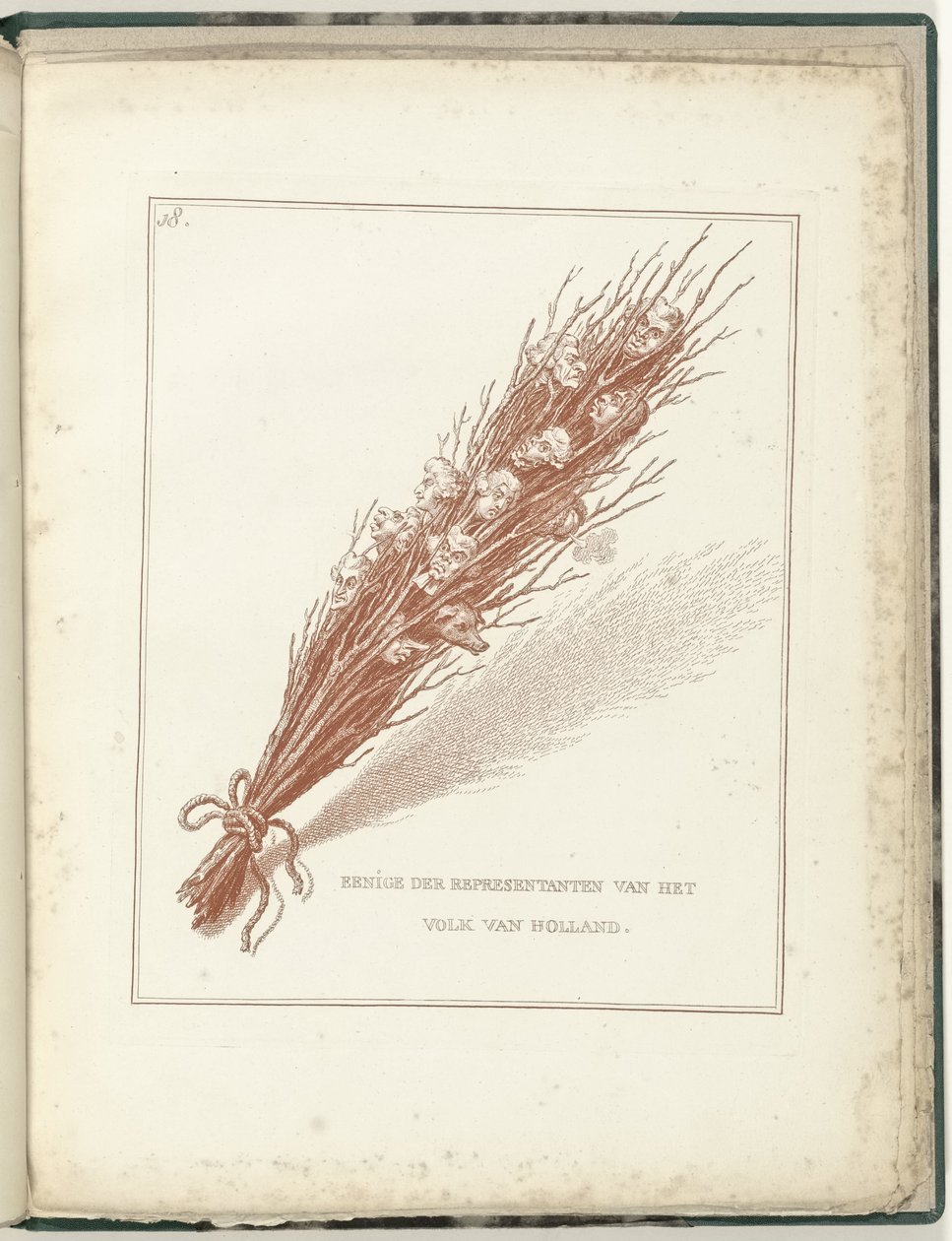 Geißel der Provisorischen Vertreter des Volkes von Holland, 1795 (Serie) von James Gillray (possibly)