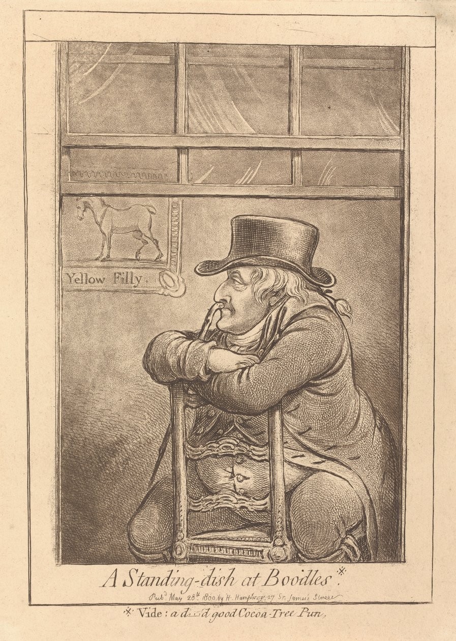 Ein Stehgericht bei Boodles von James Gillray