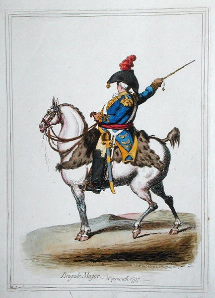 Brigade Major von James Gillray