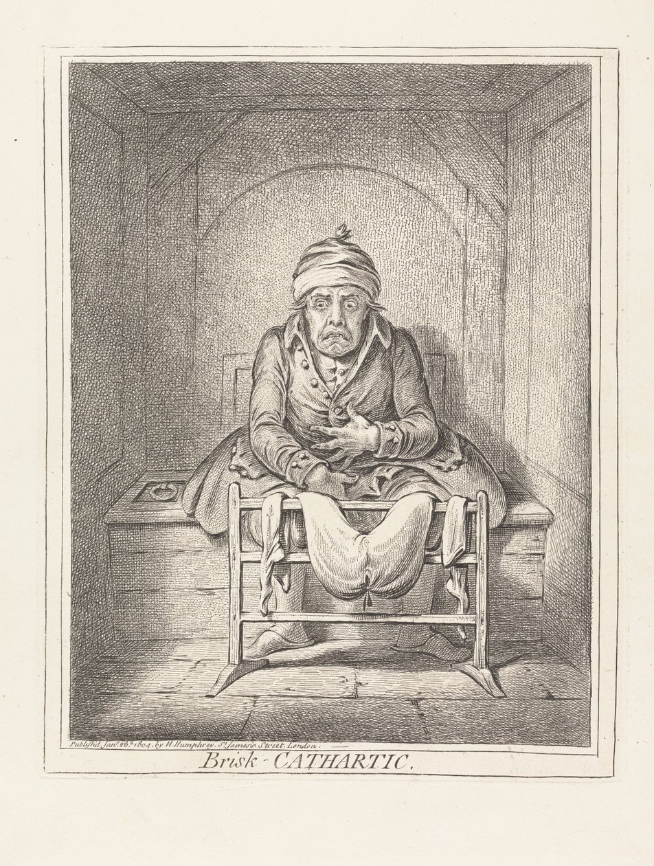 Briskes Abführmittel von James Gillray