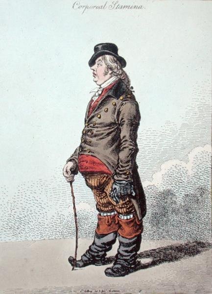 Körperliche Ausdauer von James Gillray