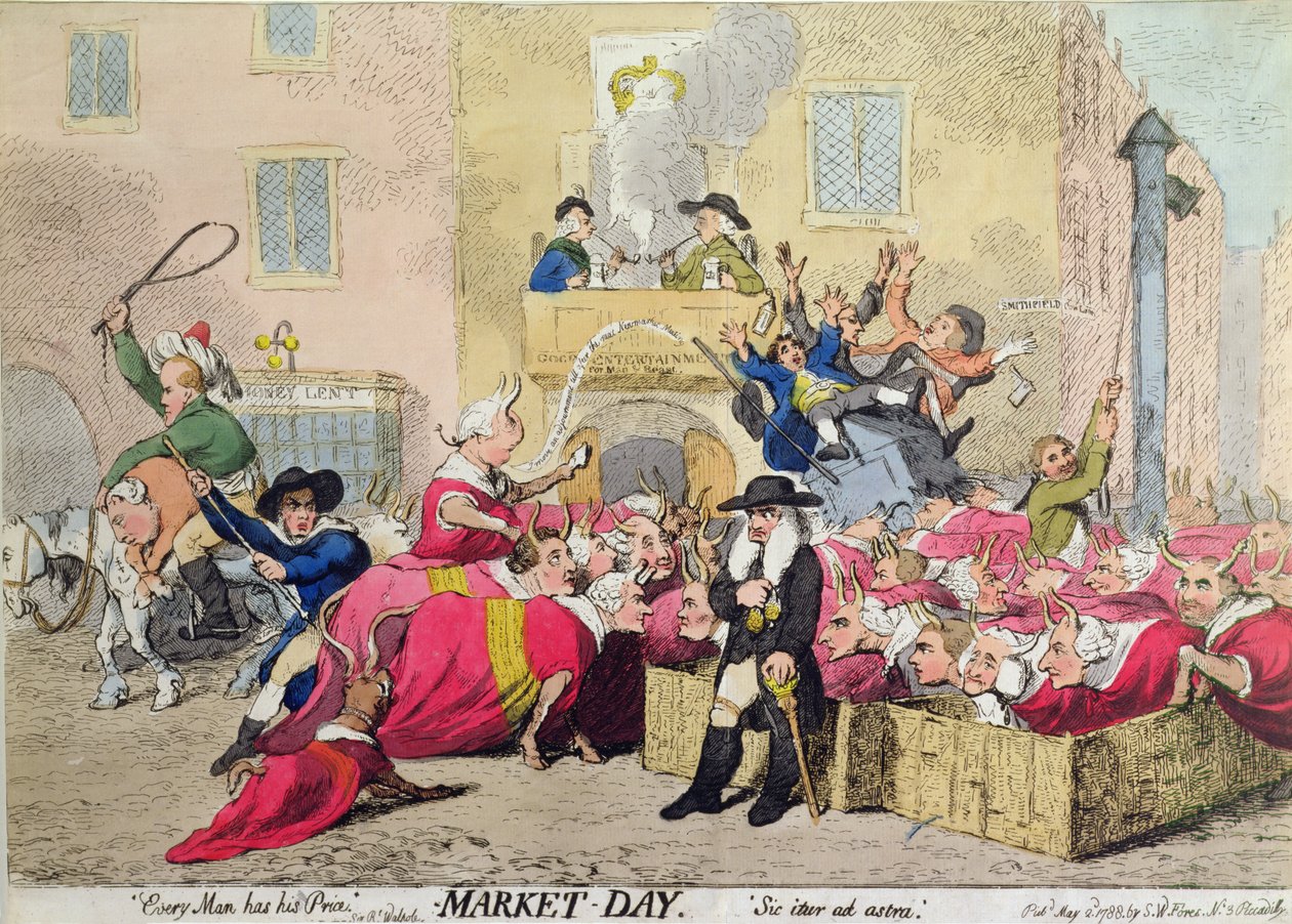 Markttag von James Gillray