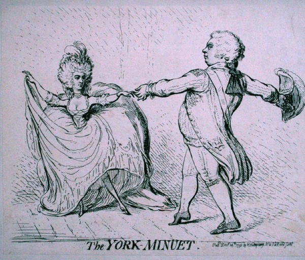Der York Minuet von James Gillray