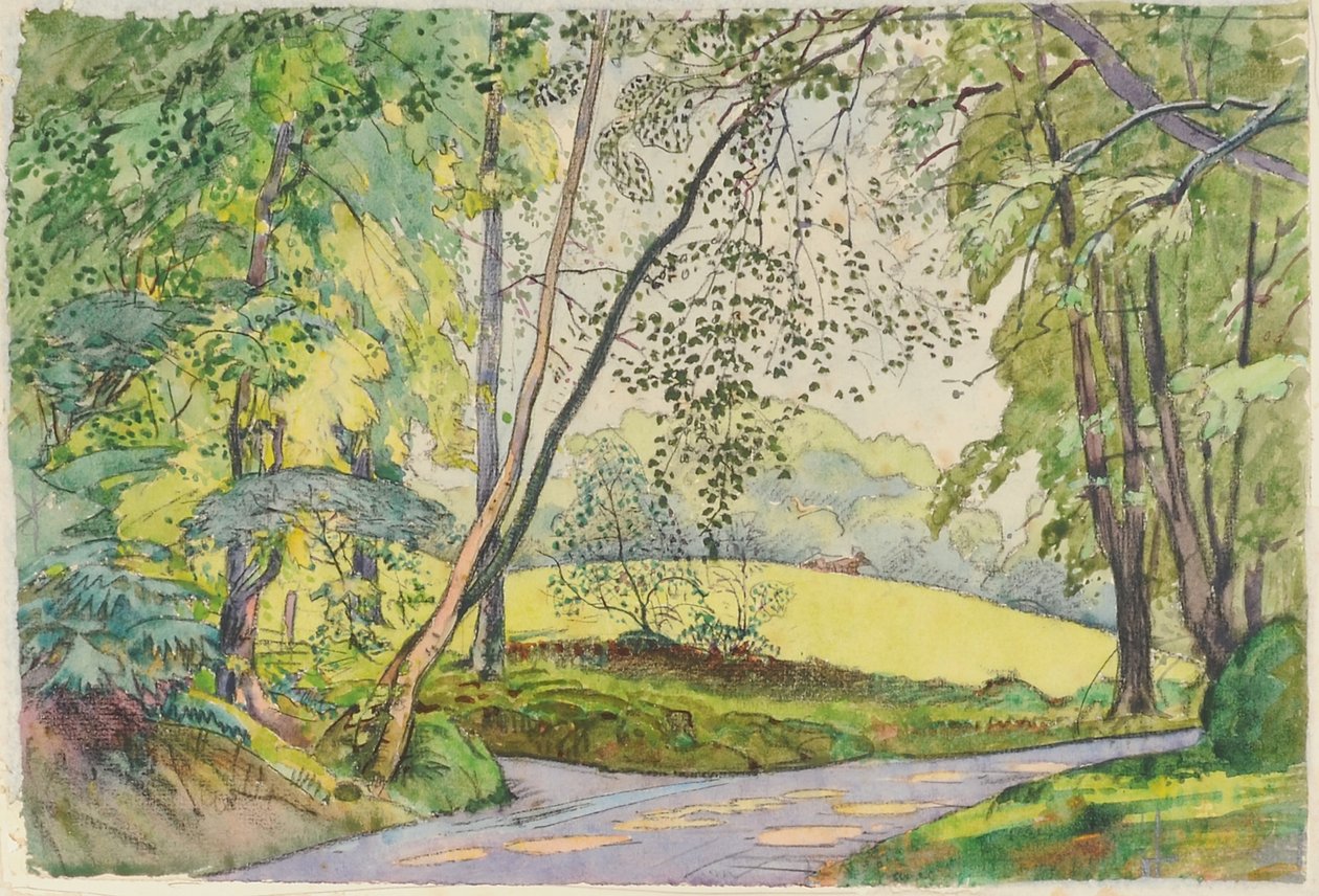 Durch die Bäume, 1910-15 von James Hamilton Hay