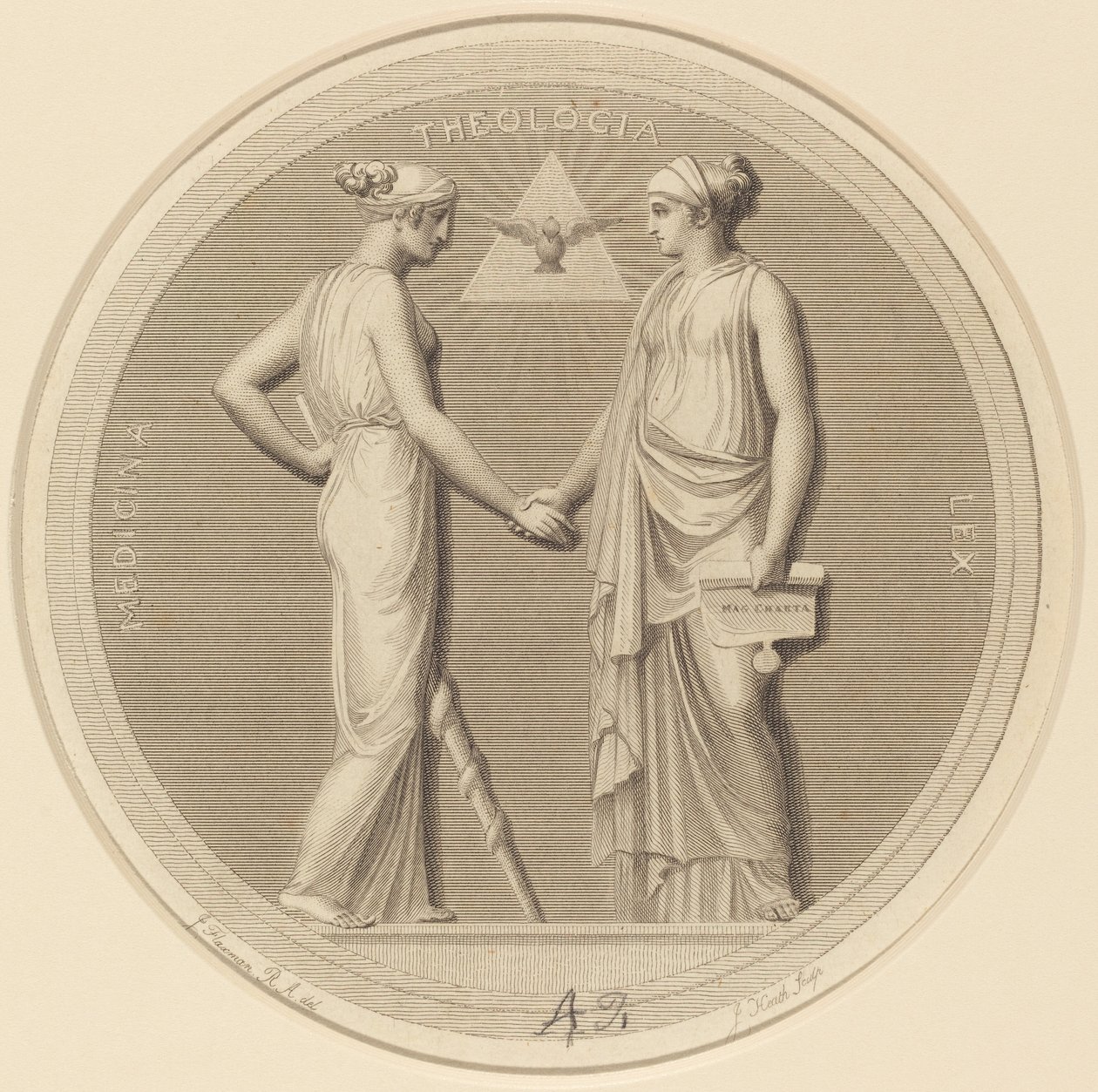 Medizin - Theologie - Recht von James Heath after John Flaxman