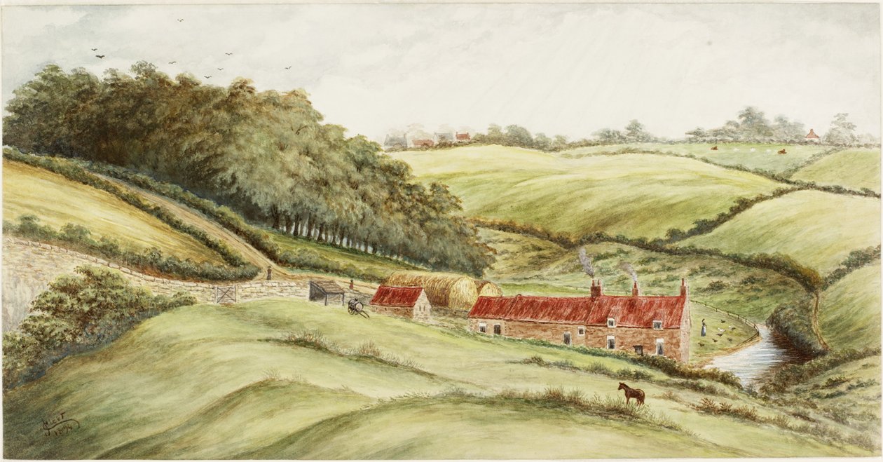 Hedworth Farm von James Henry Cleet