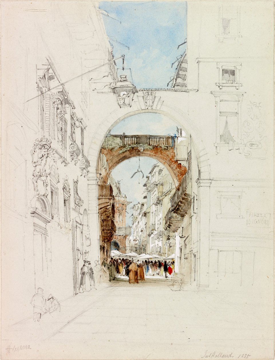 La Piazza dei Signori, Verona von James Holland