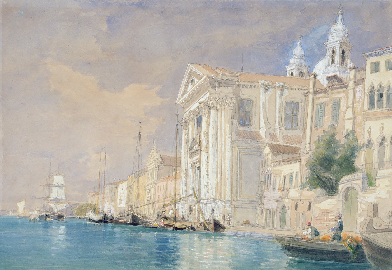 Kirche der Gesuati, Venedig, 3. September 1857 von James Holland
