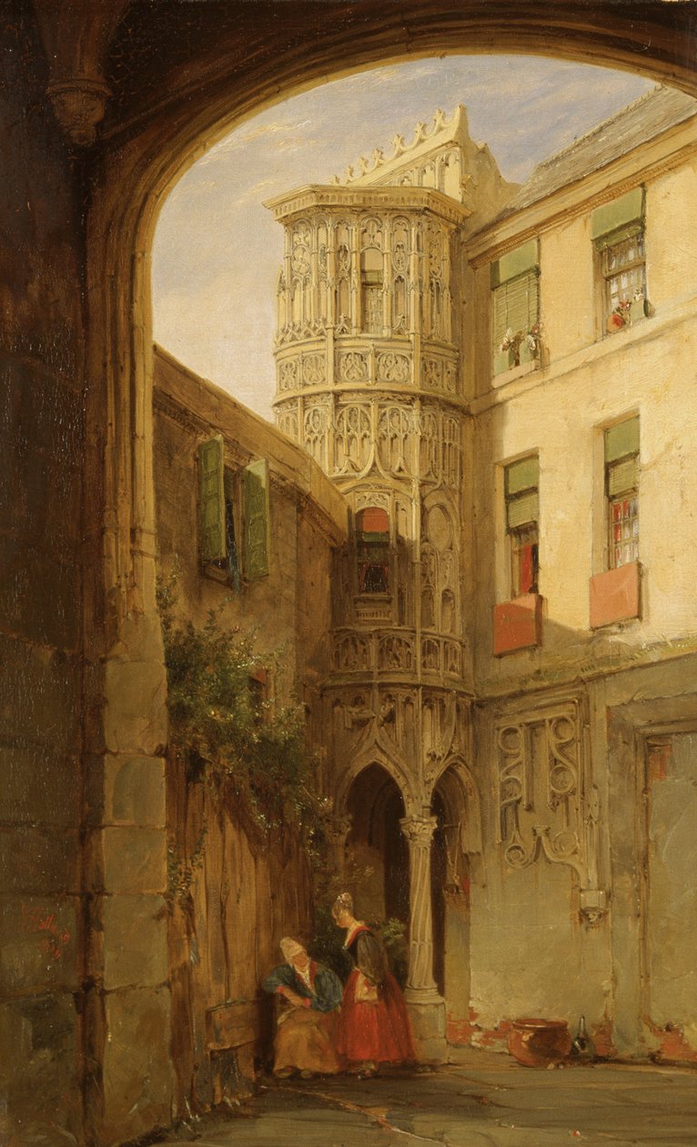 Die Überreste des Palastes von Philippe le Bel von James Holland