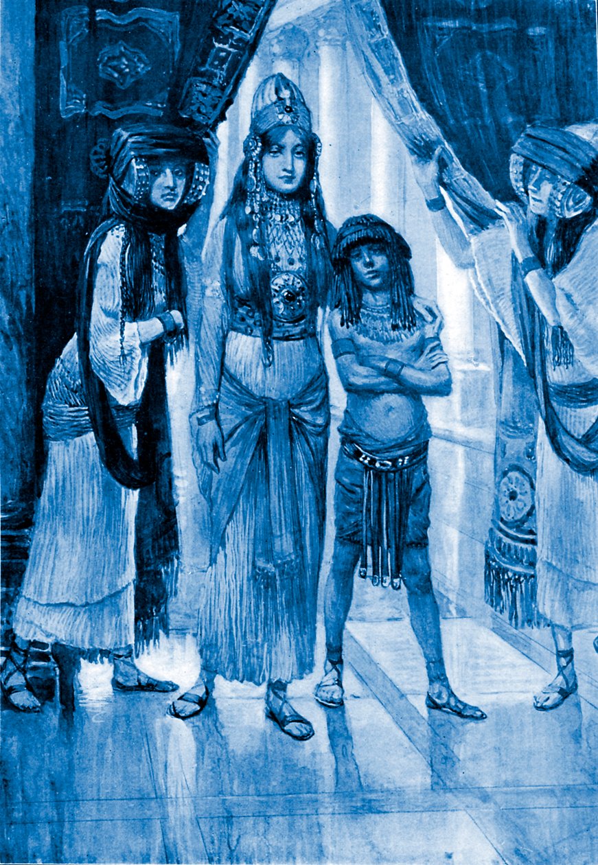 Esther wird Ahasverus vorgestellt von Tissot - Bibel von James Jacques Joseph (after) Tissot