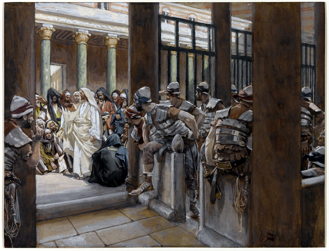 Aber niemand legte Hand an ihn, Illustration für Das Leben Christi, ca. 1884-96 von James Jacques Joseph Tissot