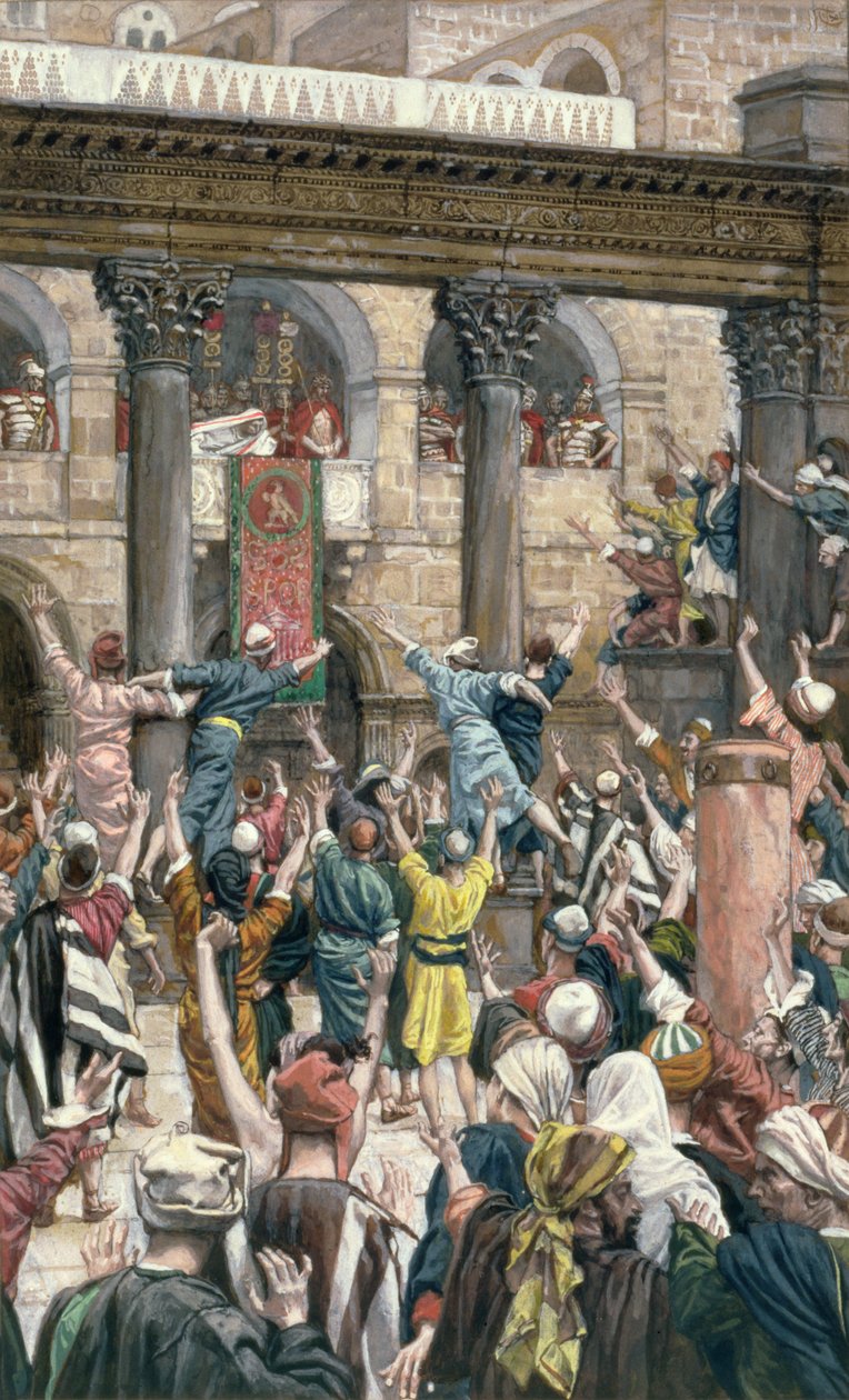 Kreuzige ihn!, Illustration für Das Leben Christi, ca. 1886-96 von James Jacques Joseph Tissot