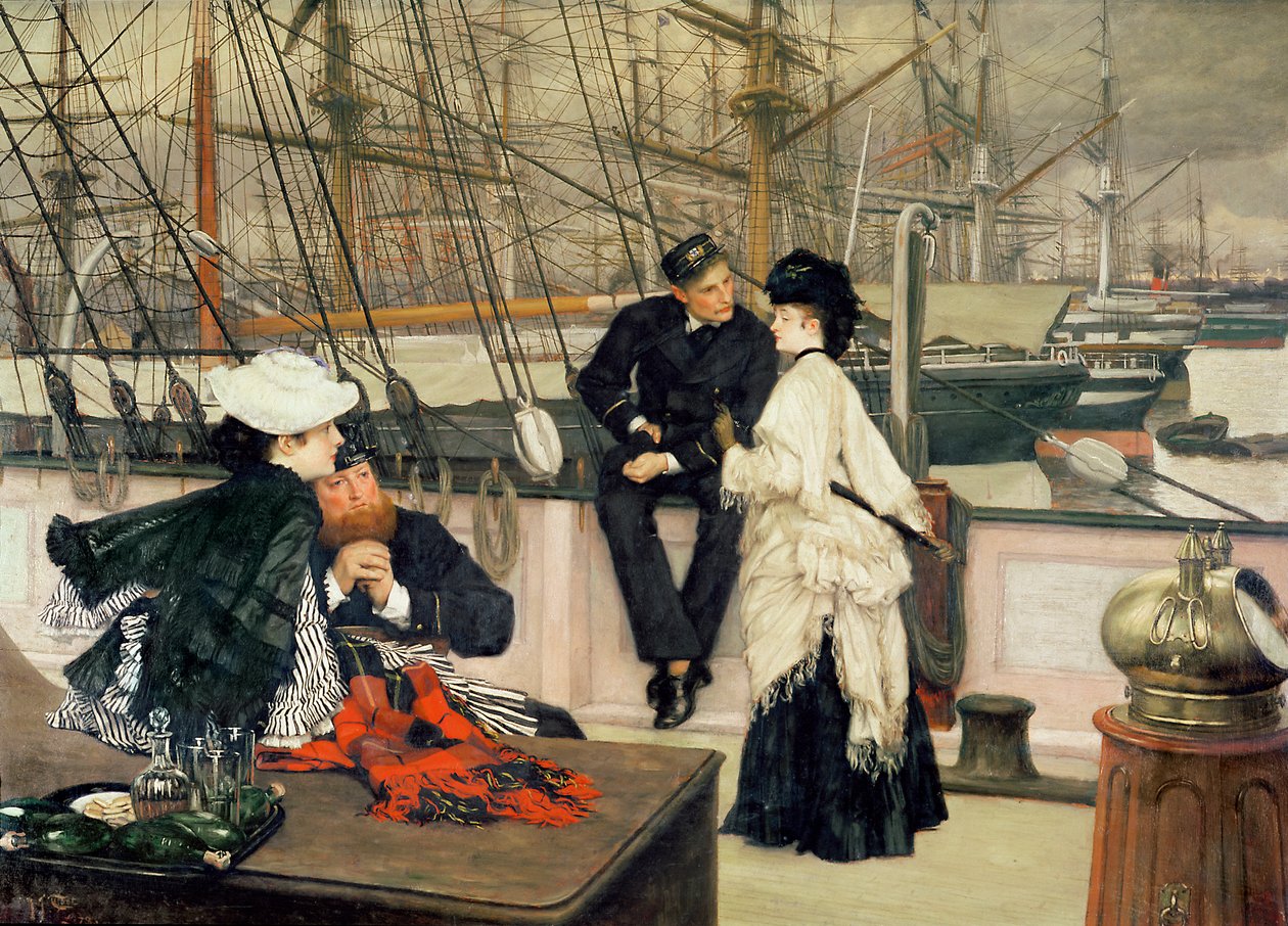 Der Kapitän und der Maat, 1873 von James Jacques Joseph Tissot