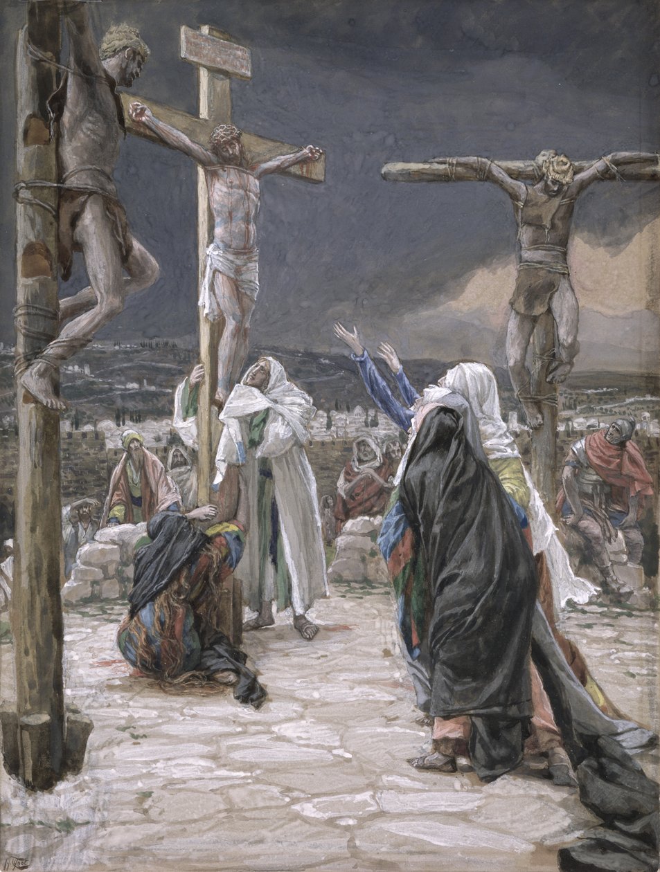 Der Tod Jesu, Illustration für Das Leben Christi von James Jacques Joseph Tissot