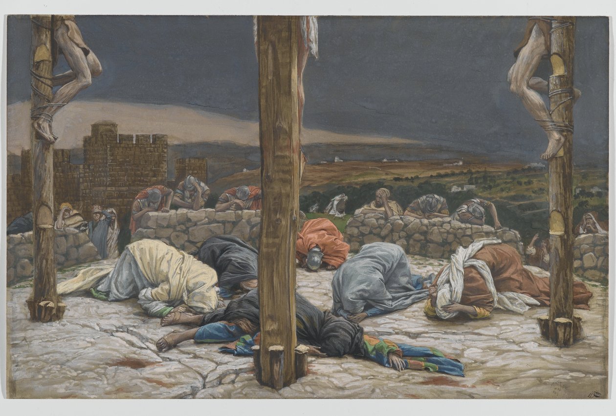 Das Erdbeben, Illustration aus Das Leben unseres Herrn Jesus Christus, 1886-94 von James Jacques Joseph Tissot