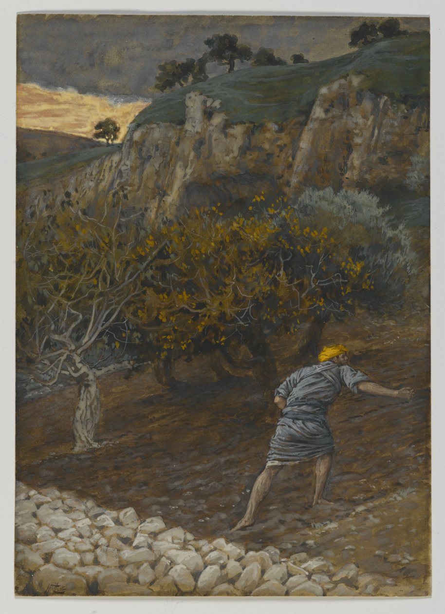 Der Feind, der sät, Illustration aus Das Leben unseres Herrn Jesus Christus von James Jacques Joseph Tissot