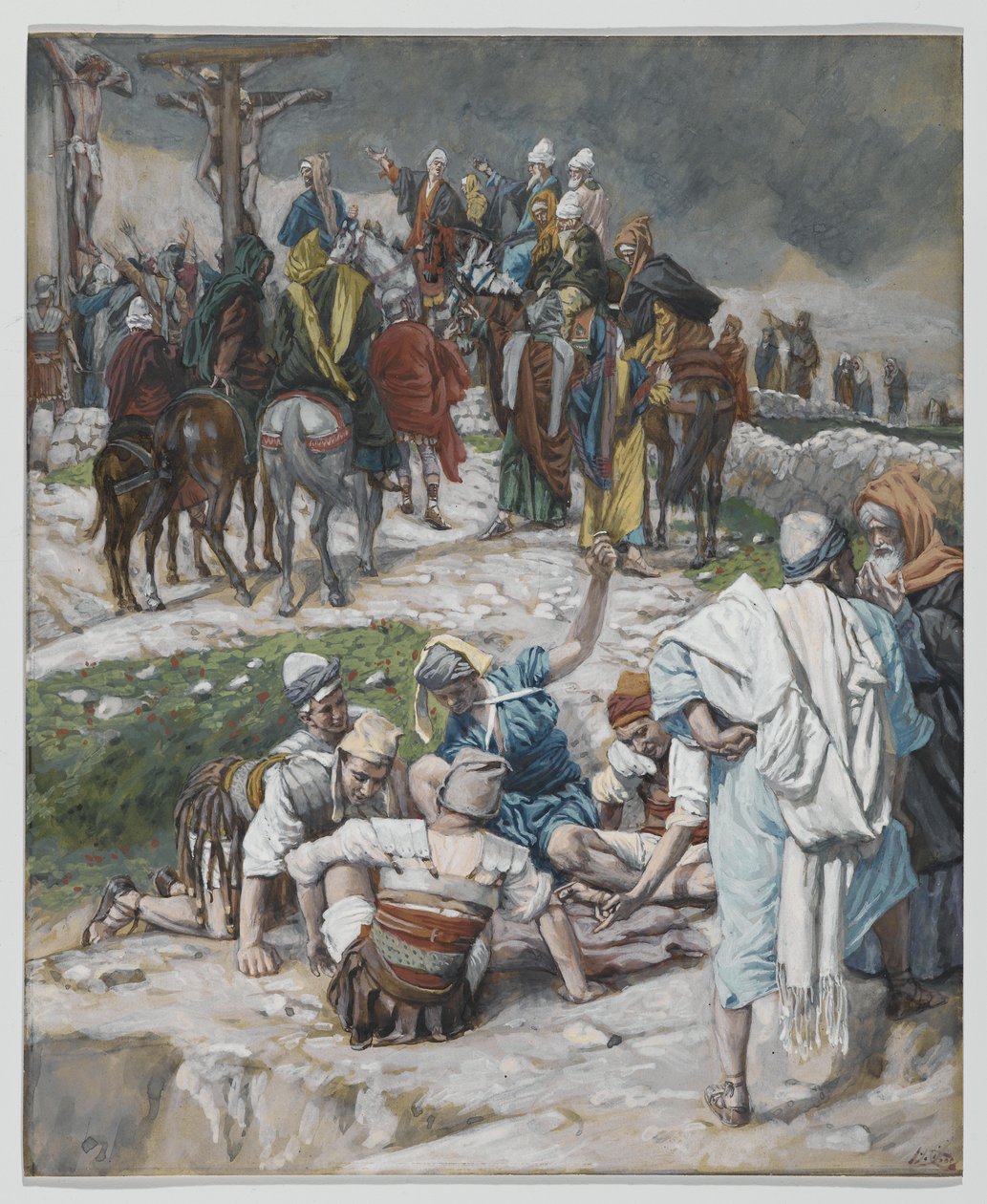Die Gewänder durch das Los geteilt, Illustration aus Das Leben unseres Herrn Jesus Christus, 1886-94 von James Jacques Joseph Tissot